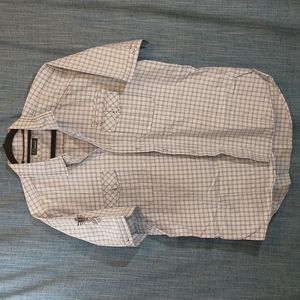 7 Diamonds mens button up shirt blue NWOT xxxl